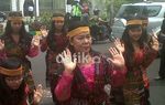 Ratusan Orang Demo Konjen Malaysia di Medan