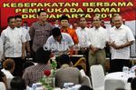 Cagub-Cawagub DKI Deklarasikan Pilkada Damai
