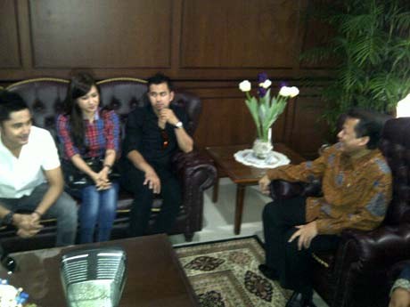 Raffi Ahmad dkk Sambangi DPR