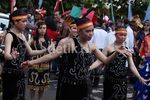 Ondel-ondel Ramaikan Pawai Budaya Nusantara