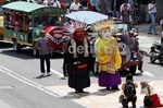 Ondel-ondel Ramaikan Pawai Budaya Nusantara