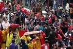 Ondel-ondel Ramaikan Pawai Budaya Nusantara