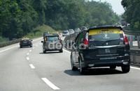 Mobil terbaru Proton Exora Bold juga mengikuti touring. Luthfi Andika/detikOto.