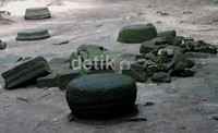 Batu Kalde merupakan situs peninggalan zaman Hindu. (Gusmun).