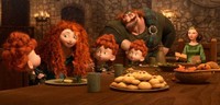 Merida sangat bersahabat kepada siapa saja. (Pixar Studio).