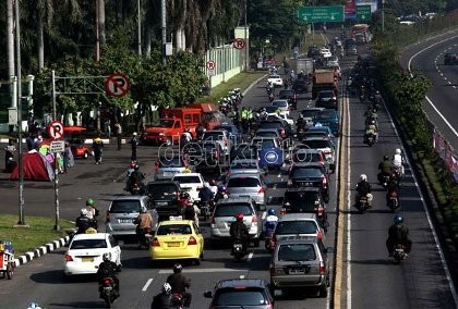 Kecepatan Rata-rata Kendaraan di Jakarta Hanya 10 Km/Jam