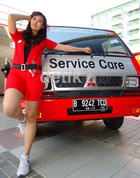 Layanan Only in Mitsubishi kini semakin lengkap dan luas dengan beragam layanan service khas Mitsubishi yang siap memenuhi kebutuhan pelanggan seperti mobile workshop. Syubhan Akib/detikOto.