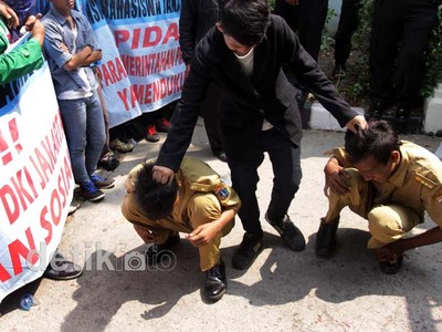 Mahasiswa Demo Desak Kasus DPT Fiktif Dituntaskan