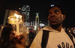 Di Bundaran HI, Warga Tolak Militerisme di Papua