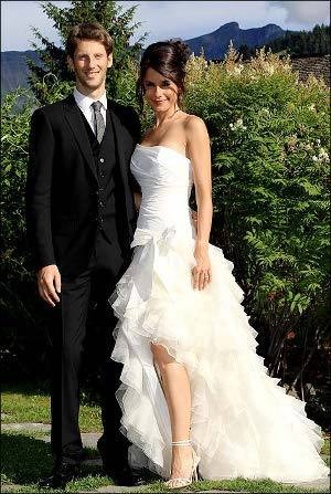 Romain Grosjean Menikah