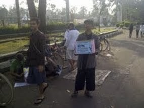 Komunitas Ontel Cibinong Galang Saweran untuk Gedung KPK