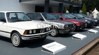 Deretan mobil-mobil BMW dari masa ke masa di Senayan, Jakarta. Dadan Kuswara/detikOto.