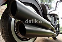 Urusan stabilitas, adalah keunggulan paling utama yang ditawarkan Victory selain kemudahan penggunaan. Stabilitas motor ini terasa sangat menyenangkan. Syubhan Akib/detikOto.