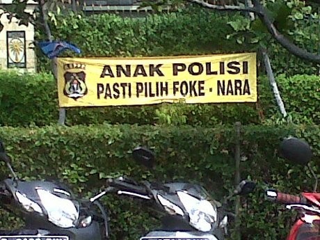 Anak-anak Polisi Dukung Foke-Nara