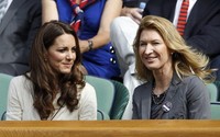 Kate juga sempat bertemu dan nonton bareng dengan mantan petenis putri nomor 1 dunia Steffi Graf. REUTERS/Stefan Wermuth.