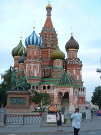 Turis paling sering berfoto di Katedral Saint Basil. (Daniel/detikTravel)