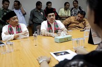 Pertemuan dengan Bawaslu ini berlangsung sekitar 1 jam.