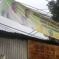 15 Ribu Atribut Kampanye Pilgub DKI Sudah Dicabut