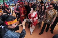 Acara ini dihadiri oleh mantan Presiden RI ke-5 Megawati Soekarnoputri.