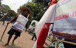 Jalan Kaki, Korban Lapindo Sampai di Jakarta