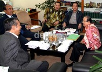 Dalam keterangannya, Zulkarnaen membantah terlibat dalam kasus korupsi Alquran di Kemenag. Ramses/detikcom.