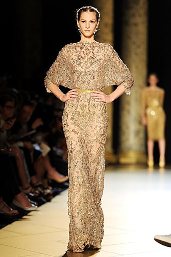 Elie Saab, Fall/Winter 2012 Couture. Paris Fashion Week 2012. [Photo by Pascal Le Segretain/Getty Images]