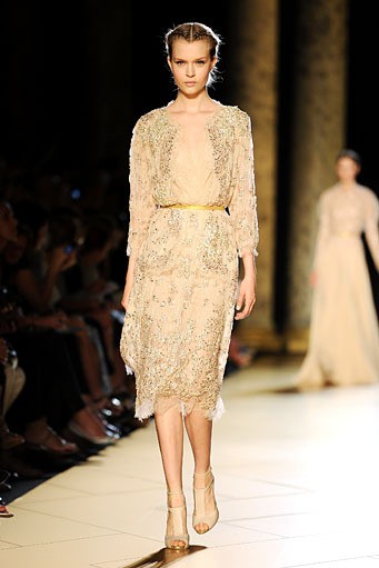 Elie Saab, Fall/Winter 2012 Couture. Paris Fashion Week 2012. [Photo by Pascal Le Segretain/Getty Images]