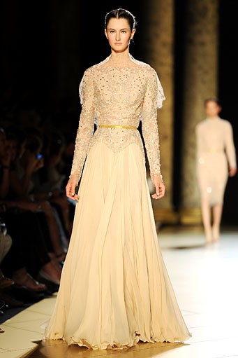 Elie Saab, Fall/Winter 2012 Couture. Paris Fashion Week 2012. [Photo by Pascal Le Segretain/Getty Images]