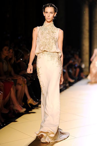 Elie Saab, Fall/Winter 2012 Couture. Paris Fashion Week 2012. [Photo by Pascal Le Segretain/Getty Images]