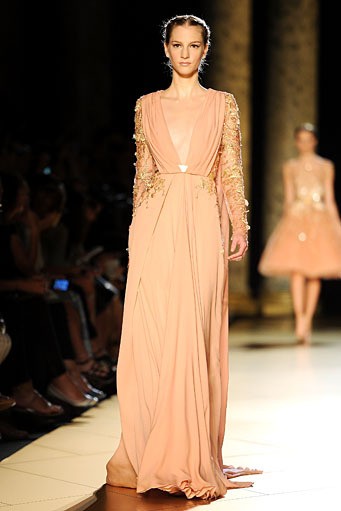 Elie Saab, Fall/Winter 2012 Couture. Paris Fashion Week 2012. [Photo by Pascal Le Segretain/Getty Images]