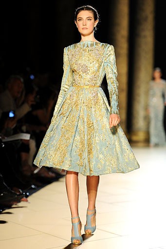 Elie Saab, Fall/Winter 2012 Couture. Paris Fashion Week 2012. [Photo by Pascal Le Segretain/Getty Images]
