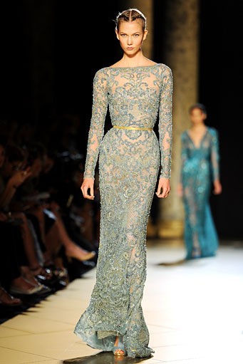 Elie Saab, Fall/Winter 2012 Couture. Paris Fashion Week 2012. [Photo by Pascal Le Segretain/Getty Images]