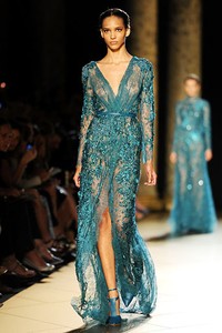 Elie Saab, Fall/Winter 2012 Couture. Paris Fashion Week 2012. [Photo by Pascal Le Segretain/Getty Images]