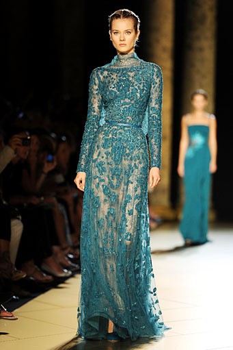 Elie Saab, Fall/Winter 2012 Couture. Paris Fashion Week 2012. [Photo by Pascal Le Segretain/Getty Images]