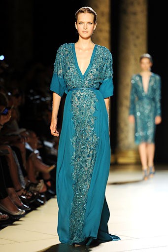 Elie Saab, Fall/Winter 2012 Couture. Paris Fashion Week 2012. [Photo by Pascal Le Segretain/Getty Images]