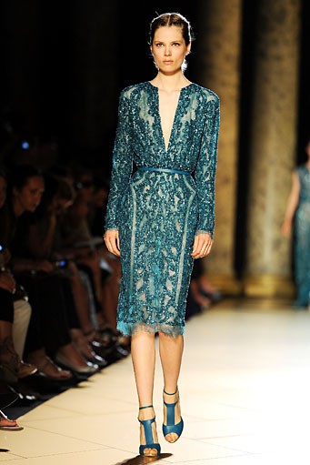 Elie Saab, Fall/Winter 2012 Couture. Paris Fashion Week 2012. [Photo by Pascal Le Segretain/Getty Images]