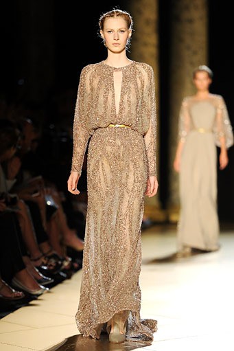 Elie Saab, Fall/Winter 2012 Couture. Paris Fashion Week 2012. [Photo by Pascal Le Segretain/Getty Images]