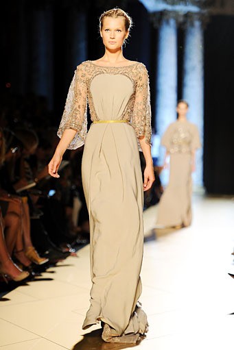 Elie Saab, Fall/Winter 2012 Couture. Paris Fashion Week 2012. [Photo by Pascal Le Segretain/Getty Images]