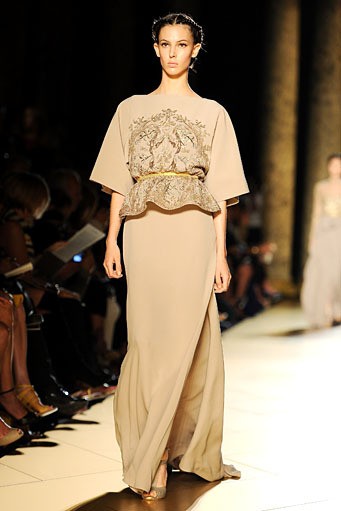 Elie Saab, Fall/Winter 2012 Couture. Paris Fashion Week 2012. [Photo by Pascal Le Segretain/Getty Images]