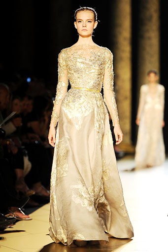 Elie Saab, Fall/Winter 2012 Couture. Paris Fashion Week 2012. [Photo by Pascal Le Segretain/Getty Images]