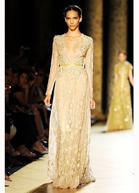 Elie Saab, Fall/Winter 2012 Couture. Paris Fashion Week 2012. [Photo by Pascal Le Segretain/Getty Images]
