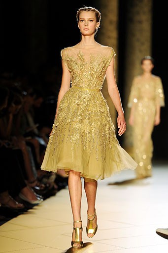 Elie Saab, Fall/Winter 2012 Couture. Paris Fashion Week 2012. [Photo by Pascal Le Segretain/Getty Images]