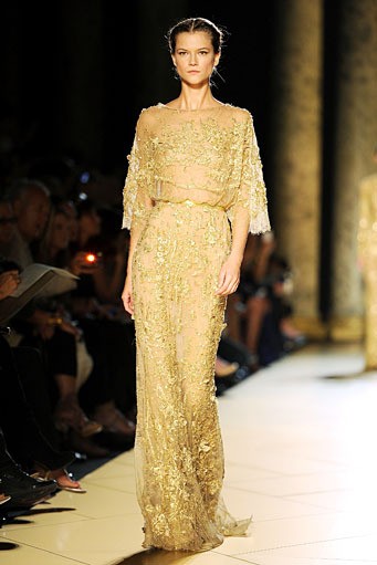 Elie Saab, Fall/Winter 2012 Couture. Paris Fashion Week 2012. [Photo by Pascal Le Segretain/Getty Images]