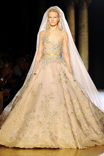 Elie Saab, Fall/Winter 2012 Couture. Paris Fashion Week 2012. [Photo by Pascal Le Segretain/Getty Images]