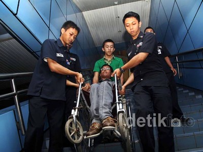 PT KA Gelar Simulasi untuk Penyandang Cacat