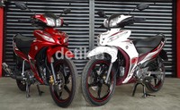 Motor ini adalah motor bebek injeksi pertama di Indonesia. Mesin 113,7 cc yang digendong motor ini diklaim lebih irit 20 persen dari versi karburator. Syubhan Akib/detikOto.