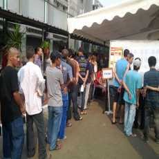 KPU Pusat Tinjau Pelaksanaan Pencoblosan di LP Cipinang