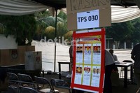 TPS ditempat kediaman Angie tampak sepi seperti terlihat pada gambar. (Ramses/detikcom)