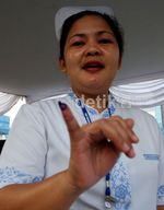 Suasana Nyoblos di RS Fatmawati