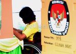 Penyandang Cacat Ikut Nyoblos